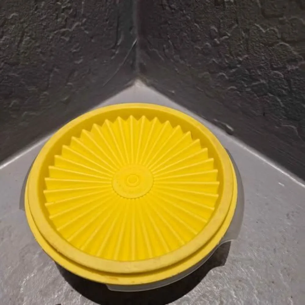 Tupperware container bowl round